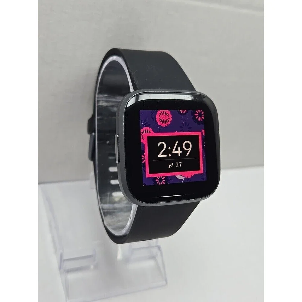 Fitbit Versa 2 Smartwatch Rose Gold 40mm Alexa WR50 Always On Display W/Charger